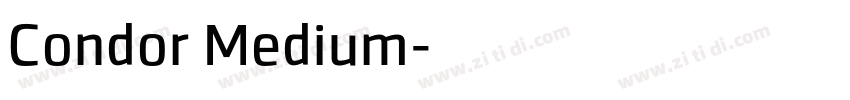 Condor Medium字体转换